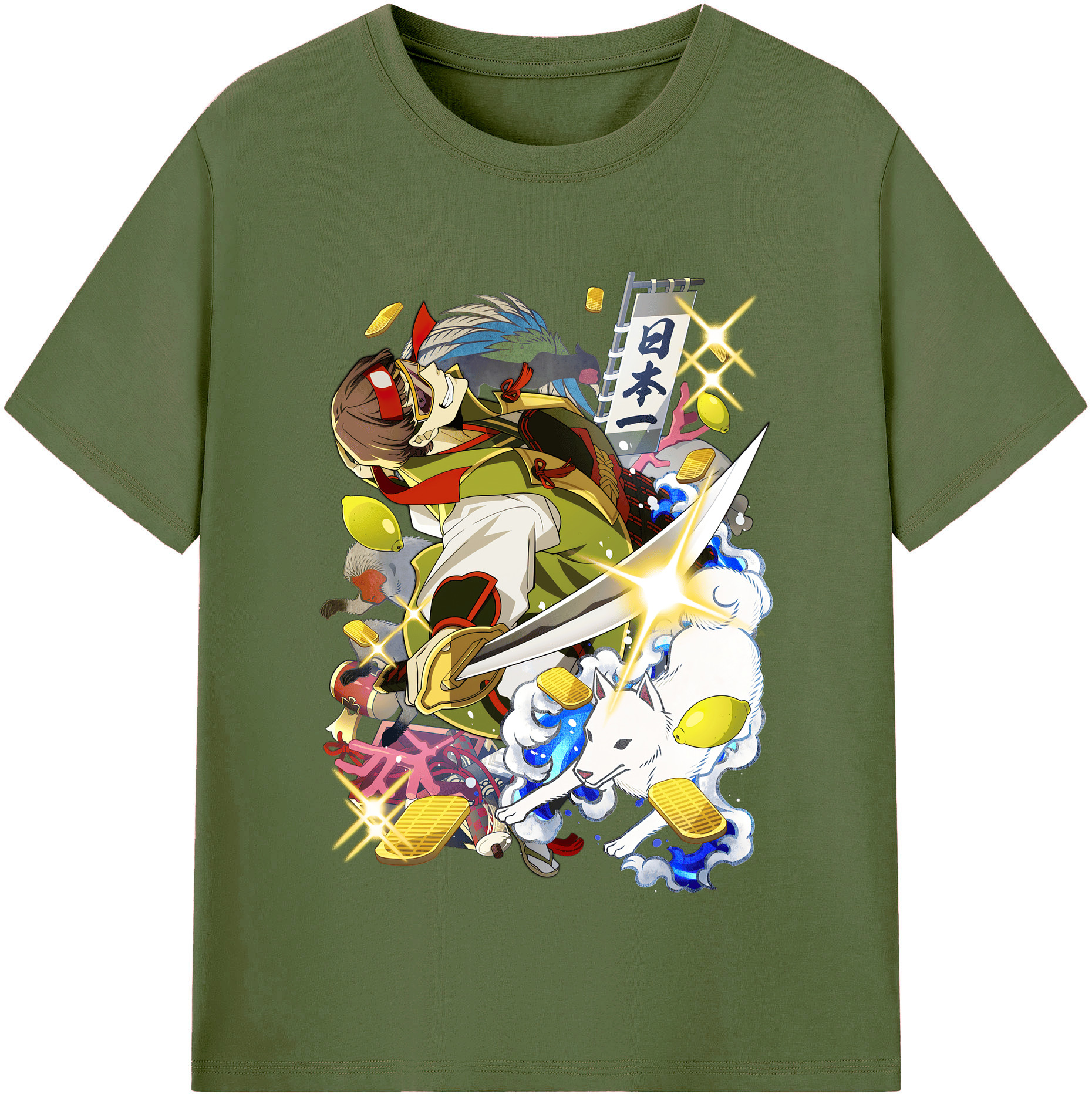 （画像用） 文豪ストレイドッグス Bungo Stray Dogs 綿100％半袖Tシャツ（フロントプリント）